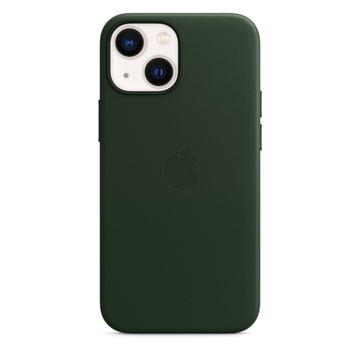 Чехол-накладка Apple iPhone 13 mini Leather Case with MagSafe - Sequoia Green (MM0J3)