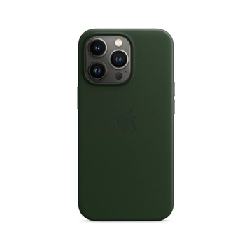 Чехол-накладка Apple iPhone 13 Pro Leather Case with MagSafe - Sequoia Green (MM1G3)