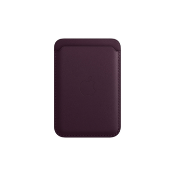 Чохол Apple iPhone Leather Wallet with MagSafe - Dark Cherry (MM0T3)