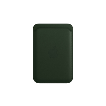 Чохол Apple iPhone Leather Wallet with MagSafe - Sequoia Green (MM0X3)