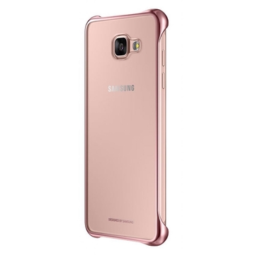 Чехол-накладка Samsung Galaxy A7 2016 A710 Clear Cover Pink/Gold (EF-QA710CZEG)