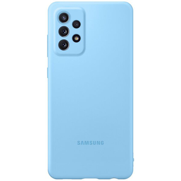 Чехол-накладка Samsung A725 Galaxy A72 Silicone Cover Blue (EF-PA725TLEG)