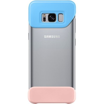 Чехол-накладка Samsung Galaxy S8 Plus G955 2Piece Cover Blue/Peach (EF-MG955CLEG)