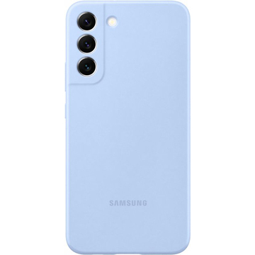 Чехол-накладка Samsung S906 Galaxy S22+ Silicone Cover Artic Blue (EF-PS906TLEG)