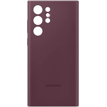 Чехол-накладка Samsung S908 Galaxy S22 Ultra Silicone Cover Burgundy (EF-PS908TEEG)