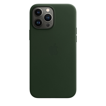 Чехол-накладка iPhone 13 Pro Max Leather Case with MagSafe Sequoia Green Model A2704