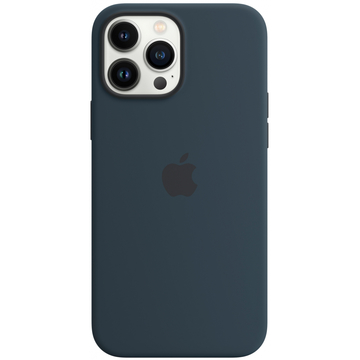 Чехол-накладка iPhone 13 Pro Max Silicone Case with MagSafe Abyss Blue Model A2708