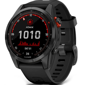 Смарт-часы Garmin fenix 7S SolarSlate Gray  Black Band GPS (010-02539-13)