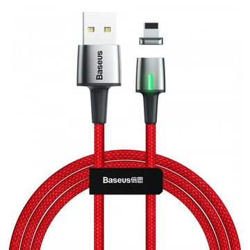 Кабель синхронізації Baseus Zinc Magnetic Cable USB For iP 1.5A 2m Red (CALXC-B09)