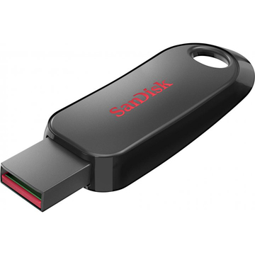 Флеш память USB SanDisk 128 GB Cruzer Snap Black (SDCZ62-128G-G35)