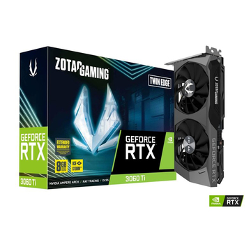 Видеокарта ZOTAC GeForce RTX3060 Ti 8GB GDDR6 GAMING Twin Edge LHR