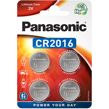 Батарейка Panasonic CR2016 4 шт.
