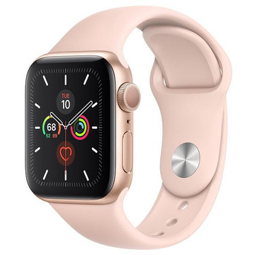 Смарт-часы Apple Watch Series 5 GPS 40mm Gold Aluminum w. Pink Sand b.- Gold Aluminum (MWV72)