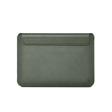 Чехол Wiwu Case Skin Pro Geniunie Leather Sleeve for MacBook Pro 14 (2021) Green