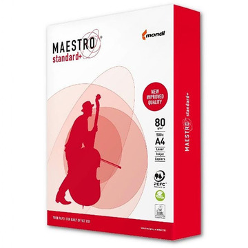 Офісний папір Maestro Standard Plus A4 80 г/м2 (500л) (MS80/MS.A4.80.ST)