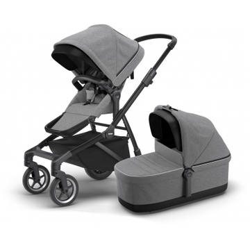 Детская коляска Thule Sleek 2 in 1 Black/Grey Melange (TH 11000023)
