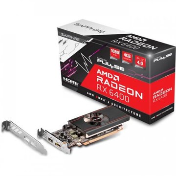 Видеокарта Sapphire Radeon RX 6400 PULSE (11315-01-20G)