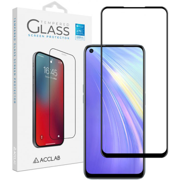 Защитное стекло ACCLAB Full Glue for Realme 6 Black (1283126508400)