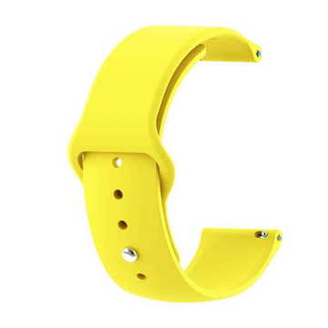 Ремінець для фітнес браслета BeCover for Xiaomi Amazfit Bip/Bip Lite/Bip S Lite/GTR 42mm/GTS/TicWatch S2/TicWatch E Yellow (706201)