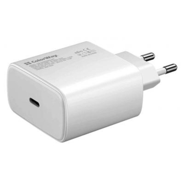 Зарядний пристрій ColorWay Power Delivery Port PPS USB Type-C (45 W) White (CW-CHS034PD-WT)