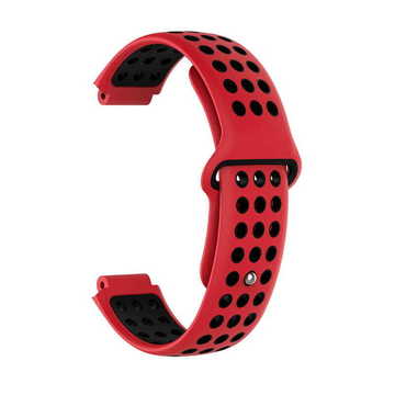Ремінець для фітнес браслета Garmin Universal 16 Nike-style Silicone Band Red/Black (U16-NSSB-RDBK)