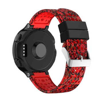 Ремінець для фітнес браслета Garmin Universal 16 Camouflage Silicone Band Red (U16-CFSB-RED)