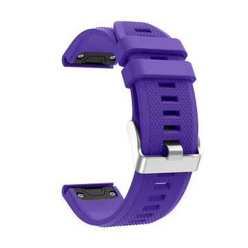 Ремешок для фитнес браслета Garmin QuickFit 22 Dots Silicone Band Purple (QF22-DTSB-PURP)