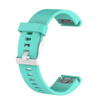 Ремешок для фитнес браслета Garmin QuickFit 20 Smooth Silicone Band Teal (QF20-SMSB-TEAL)