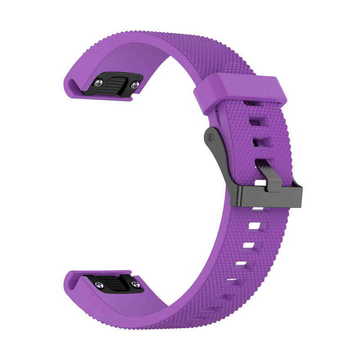 Ремінець для фітнес браслета Garmin QuickFit 20 Dots Silicone Band Purple (QF20-STSB-PURP)
