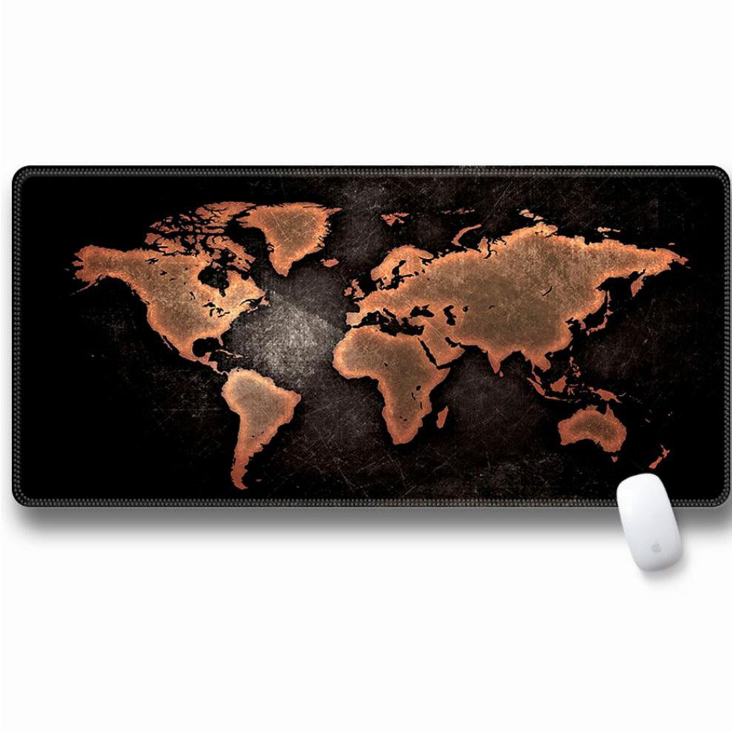 Килимок для мишки Voltronic Карта світу Black/Brown (SJDT-21/20889)