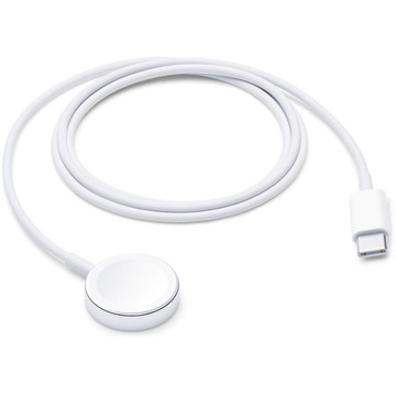 Зарядний пристрій Apple Watch Magnetic Fast Charger to USB-C White (MLWJ3)