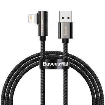 Кабель синхронизации Baseus Legend Series Elbow Fast Charging Data Cable USB 1m Black (CALCS-01)