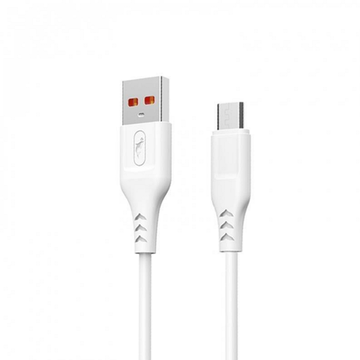 Кабель USB SkyDolphin S61VB USB - мicroUSB 2м White (USB-000451)
