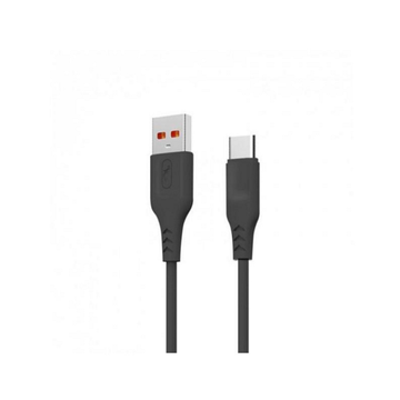 Кабель USB SkyDolphin S61TB USB - Type-C 2м Black (USB-000446)