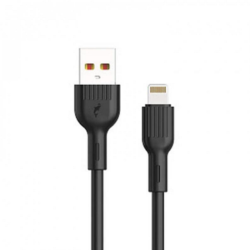 Кабель USB SkyDolphin S03L USB - Lightning 1м Black (USB-000416)