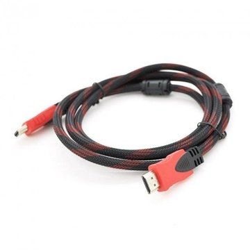 Кабель Merlion (YT-HDMI(M)/(M)NY/RD-25m/16227) HDMI-HDMI Black/Red