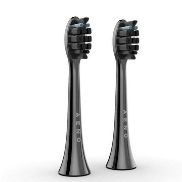 Зубна щітка AENO Replacement toothbrush heads Black 2pcs in set (ADBTH4-6)