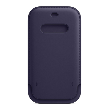 Чехол-накладка Apple iPhone 12 | 12 Pro Leather Sleeve with MagSafe - Deep Violet (MK0A3)