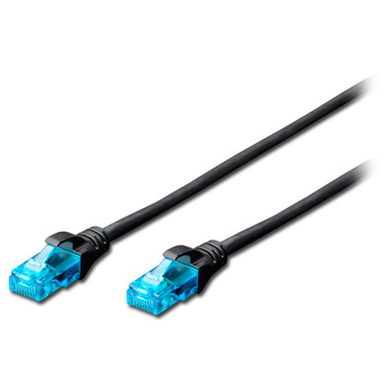 Патч-корд ASSMANN CAT 5e U-UTP ПВХ AWG 26/7 05 м Black DK-1512-005/BL DIGITUS