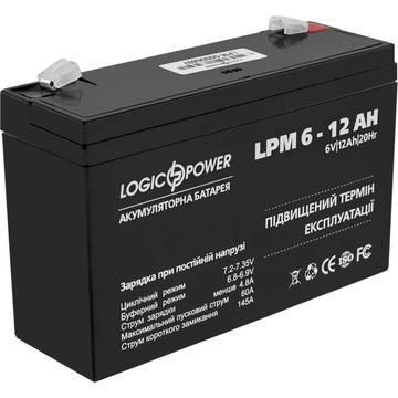 Аккумуляторная батарея для ИБП LogicPower LPM 6V 12AH (LP4159)