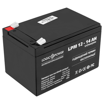 Акумуляторна батарея для ДБЖ LogicPower LPM 12V 14AH (LPM 12 - 14 AH)