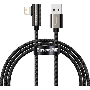 Кабель синхронізації Baseus Legend Series Elbow Fast Charging Data Cable USB 1m Black (CALCS-01)