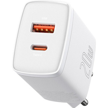 Зарядний пристрій Compact Quick Charger U+C 20W EU White