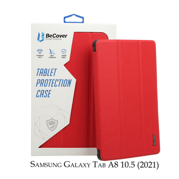 Обложка BeCover Smart For Samsung Galaxy Tab A8 SM-X200/SM-X205 Red (707267)