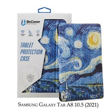 Чехол BeCover Smart For Samsung Galaxy Tab A8 SM-X200/SM-X205 Night (707275)