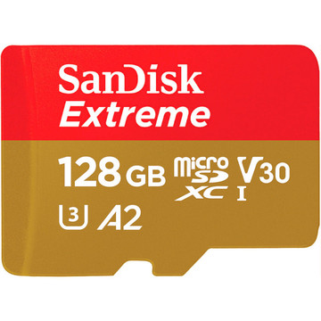 Карта пам'яті  SanDisk Extreme 128GB microSDXC (SDSQXAA-128G-GN6MN)