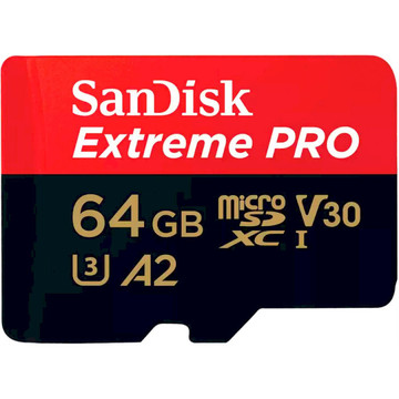 Карта памяти SanDisk 64GB C10 UHS-I U3 (SDSQXCU-064G-GN6MA)