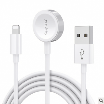 Зарядний пристрій Yesido CA70 2-in-1 Charging Cable Apple Watch + Lightning Devices White