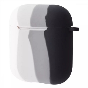 Аксесуар для навушників Airpods 1/2 Rainbow Silicone Case Gray