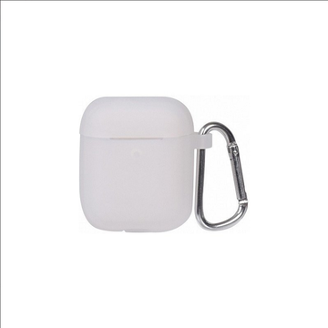 Аксесуар для навушників Airpods1/2 Silicone Case New with Carbine Transparent